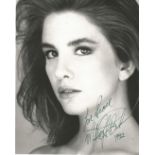 Melissa Gilbert signed 10x8 black and white photo American actress, television director, producer,