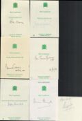 Collections of MP autographs on official Parliament paper Signatures from: RT Hon Alan Beith, MP,