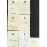 Collections of MP autographs on official Parliament paper Signatures from: RT Hon Alan Beith, MP,