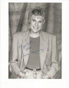 Anne Murray signed 10x8 black and white photo Dedicated Canadian singer Her albums consisting