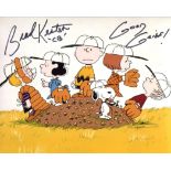 Peanuts and Charlie Brown 8x10 photo signed by Brad Kesten, the voice of Charlie Brown. Good