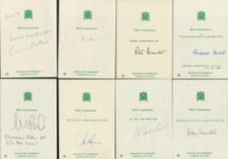 Collections of MP autographs on official Parliament paper Signed by the likes of: Peter Ainsworth