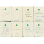 Collections of MP autographs on official Parliament paper Signed by the likes of: Peter Ainsworth