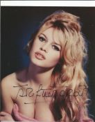 Brigitte Bardot signed 10x8 colour photo French animal rights activist and former actress, singer