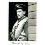 WW2 P/O Franciszek Kornicki Battle of Britain Pilot Handsigned 6x4 black and white photo Kornicki