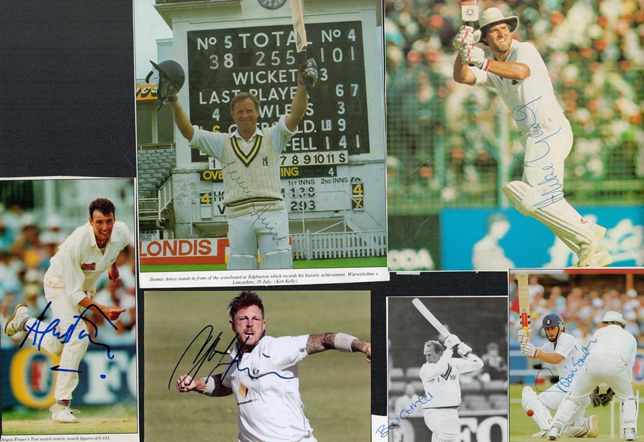 Cricket Collection a mixture of signed white cards, photos and a FDC of Ian Botham with his - Image 2 of 2