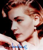 Lauren Bacall signed 10x8 inch colour photo. Lauren Bacall born Betty Joan Perske; September 16,