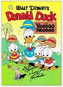 Tony Anselmo signed Donald Duck in Ancient Persia 16x12 inch colour photo. Tony Anselmo born
