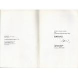 Giuseppe Eskenazi signed Christmas card signature inside. Giuseppe Eskenazi born 1939, in Istanbul