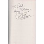 Ronnie Barker signed hardback book titled All I Ever Wrote signature on the inside title page 734