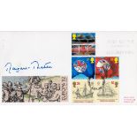 Margaret Thatcher signed Europa 92 FDC PM Croydon 7TH April 1992. Good condition. All autographs