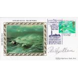 Sir Peter Maxwell signed Benham Edward Elgar Sea Pictures FDC includes rare music scale drawn on