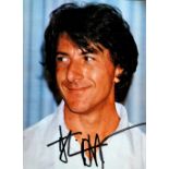 Dustin Hoffman signed 7x5 inch colour photo. Dustin Lee Hoffman born August 8, 1937, is an