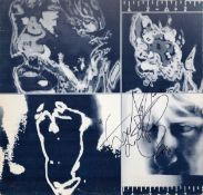 Charlie Watts signed The Rolling Stones Emotional Rescue Album Cover vinyl not included. Charles