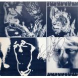 Charlie Watts signed The Rolling Stones Emotional Rescue Album Cover vinyl not included. Charles