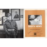 Dads Army hardback book signed inside by David Croft and Jimmy Perry 120 pages. Good condition.