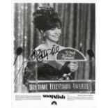 Sally Field signed 10x8 inch Soapdish black and white promo photo. Sally Margaret Field born