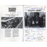 Dads Army The Making of a Television Legend multi signed paperback book 15 fantastic signatures