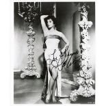 Joan Collins signed 10x8 inch black and white photo. Dame Joan Henrietta Collins DBE born 23 May