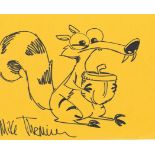 Mike Thurmeier signed 10x8 hand drawn Scrat Ice age character