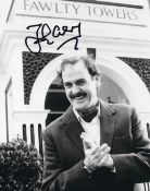 John Cleese signed Fawlty Towers 10x8 black and white photo.