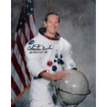 Charlie Duke signed 10x8 colour NASA photograph.