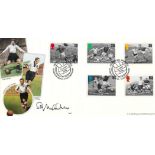 Stanley Matthews signed Football Heroes FDC PM double PM Stoke on Trent Staffordshire 14 May 1996.