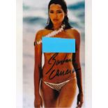 Barbara Carrera signed 10x8 colour photo.