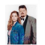 Robbie Coltrane signed James Bond 10x8 colour photo.