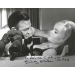 Shirley Eaton signed Goldfinger 10x8 black and white photo.