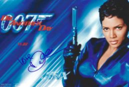 Halle Berry signed 10x8 Die Another Day colour photo.