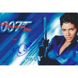 Halle Berry signed 10x8 Die Another Day colour photo.