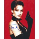 Famke Janssen signed James Bond Goldeneye 10x8 colour photo.