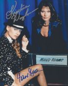 Kristina Wayborn and Maud Adams signed 10x8 colour photo.