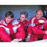 Football, Roy Evans and Ronnie Moran signed 10x8 colour photograph.