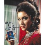 Jane Seymour signed James Bond Live and Let Die 10x8 colour photo.