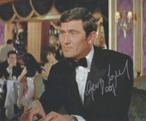 George Lazenby signed 10x8 colour photo.