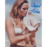 Ursula Andress signed James Bond Dr No 10x8 colour photo.