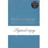 Tony Curtis signed hardback book titled American Prince limited edition 1 of 1000 signature on the i