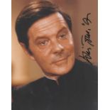 Louis Jourdan signed 10x8 colour photo.