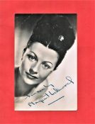 Margaret Lockwood signed 6x4 black and white photograph. Lockwood was an English actress. One of