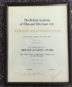 Krishnendu Majumdar and one unidentified signed and framed signed certificate for The British