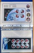 57 Space Exploration FDC with Stamps and FDI Postmarks, Housed in a Binder with Stunning NASA