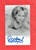 Felicity Ann Kendal signed 6x4 black and white photograph. Kendal is an English actress, working