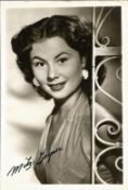 Mitzi Gaynor signed 7x5 black and white vintage photograph. Gaynor (b. 1931) American Hollywood