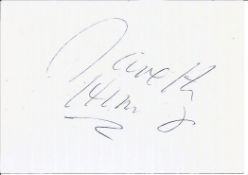 Gareth Hunt signed page, approximately 6 inches x 4 inches. This autograph was obtained from