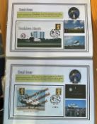 11 Space Exploration FDC with Stamps and FDI Postmarks, Housed in a Binder with Stunning NASA