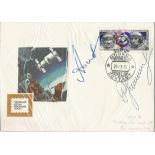 Space Cosmonauts Filipchenko and Rukavishnikov signed Soyuz 16 Russian cover. Good condition Est.