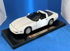 Maisto Models. Corvette ZR 1 Die Cast Metal and Plastic. Scale 1:18. Unopened in original packaging.