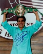 Boxing Ruben Olivares signed 10x8 colour photo. Rubén Olivares Avila (born January 14, 1947) in